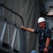 USS Vicksburg makes port in downtown Charleston