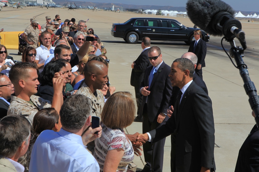 Miramar welcomes President Obama