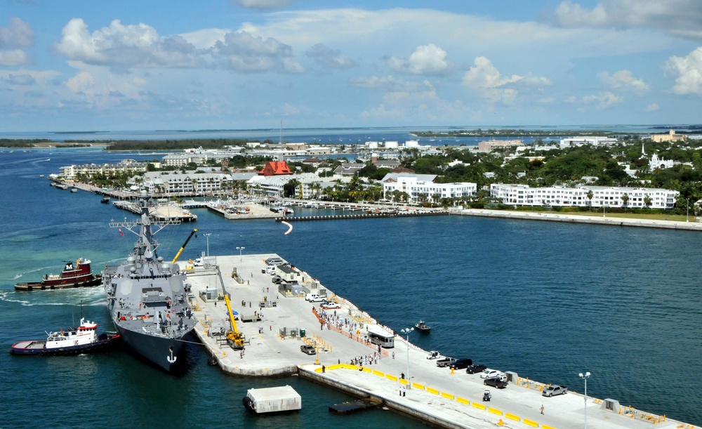 Arriving at Naval Air Station Key West