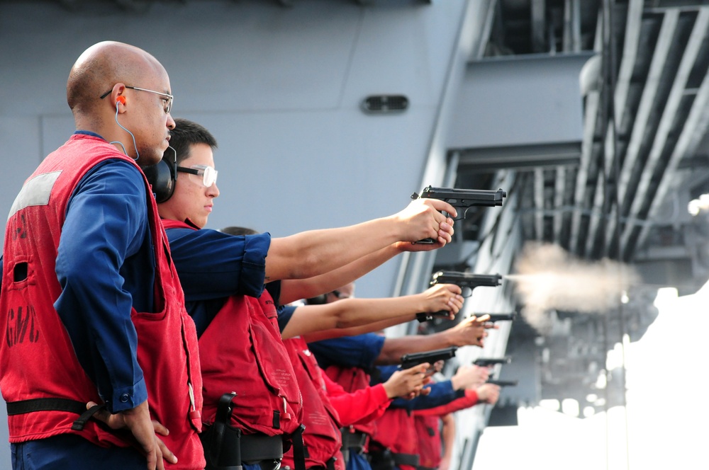 USS George H.W. Bush action