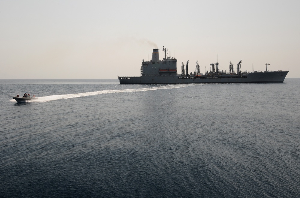 USS Mitscher in the Gulf of Aden