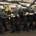 Quarters drill aboard USS Nimitz