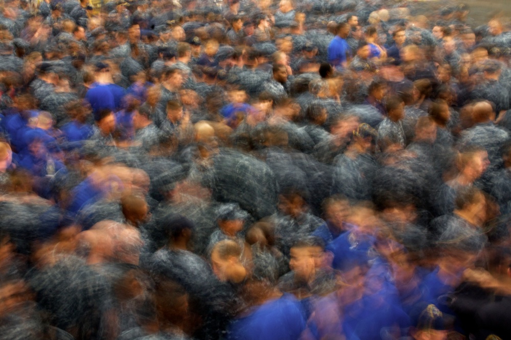 USS Bonhomme Richard captain's call