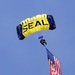 Leap Frog flies flag during Coronado Speed Festival