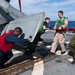 Flight operations aboard USS Mustin