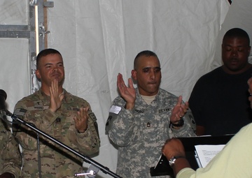 Soldiers at Camp Marmal christen new place of worship