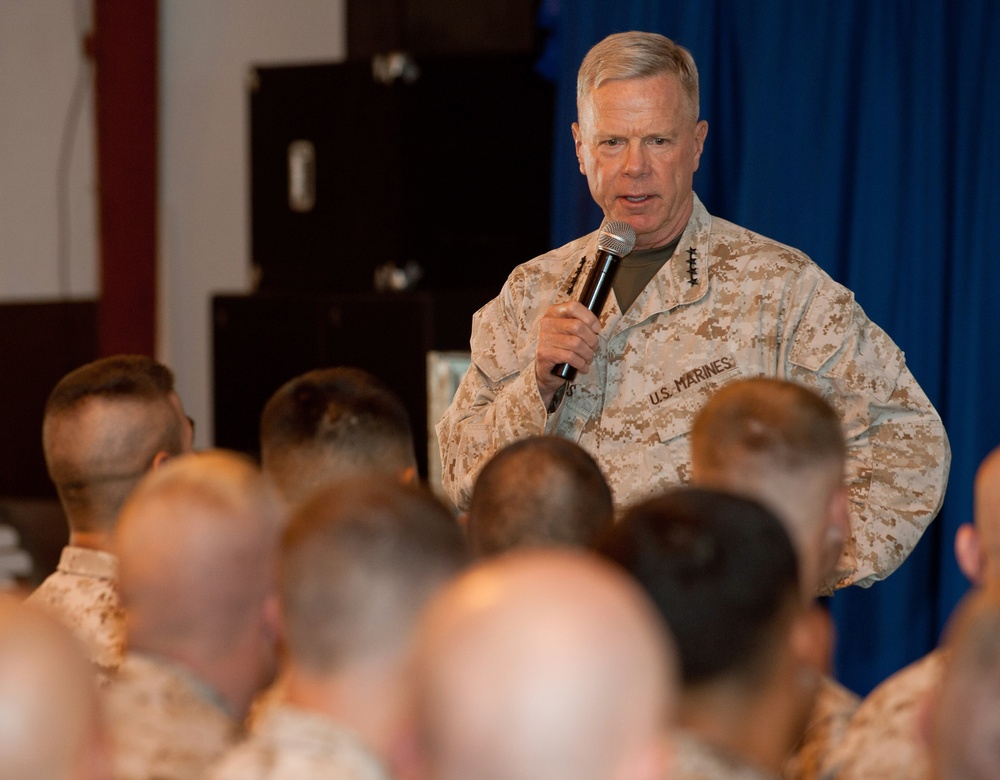 US Marine Gen. James F. Amos, commandant of the Marine Corps