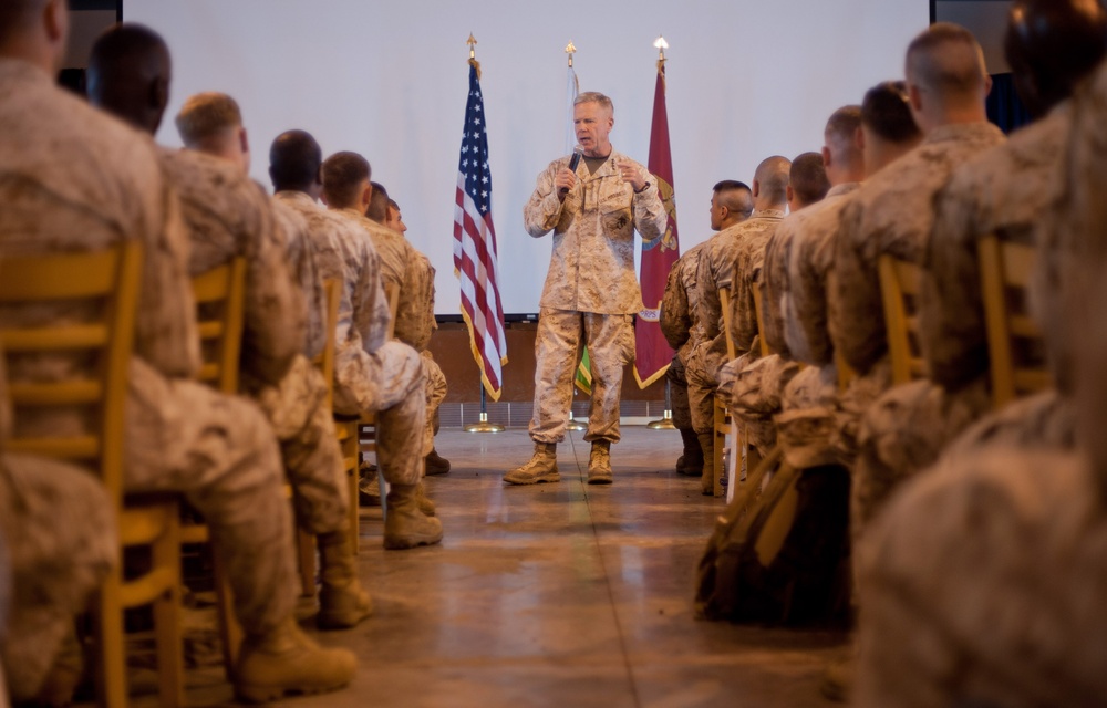 US Marine Gen. James F. Amos, commandant of the Marine Corps