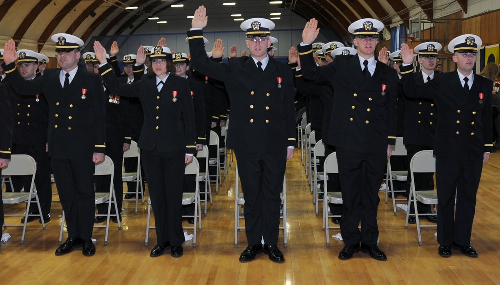 Navy commissioning ceremony