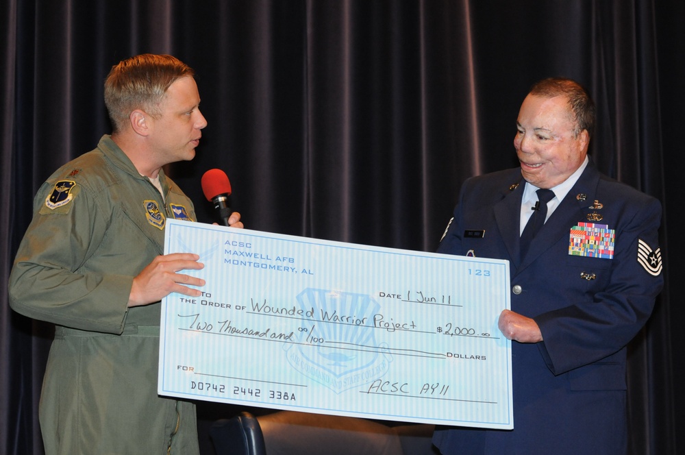 GOE 2011 Wounded Warrior Project donation