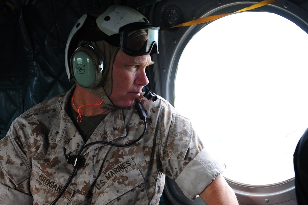 Brig. Gen. Michael M. Brogan meets with Marine Corps Executive Forum