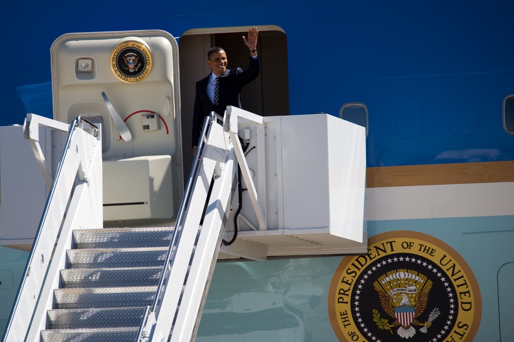 President Visits Buckley AFB