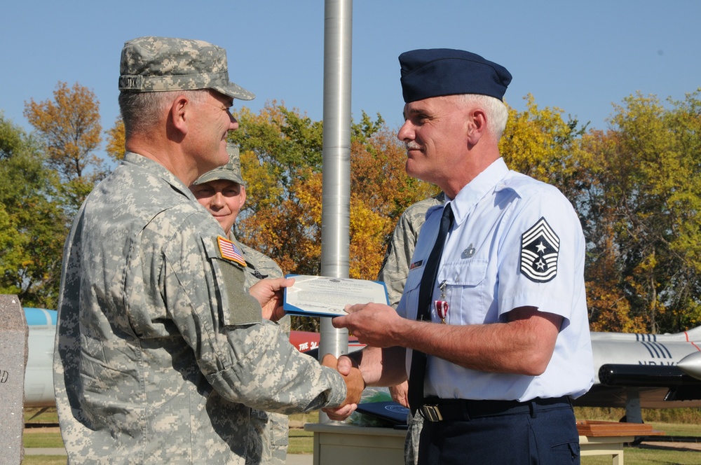 North Dakota Air National Guard's 119th Wing Command Chief retires