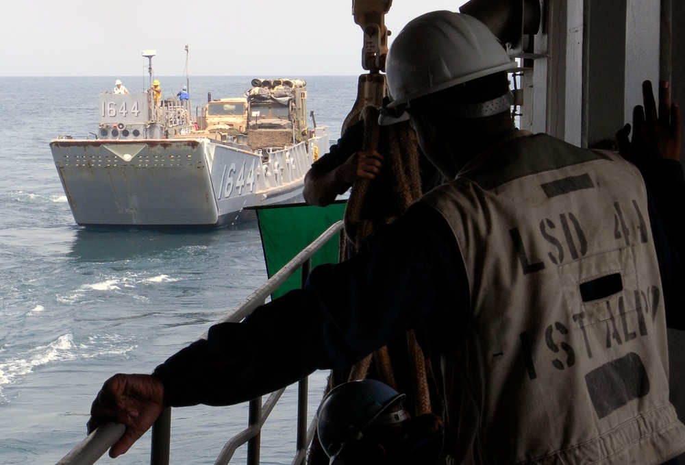 USS Whidbey Island action