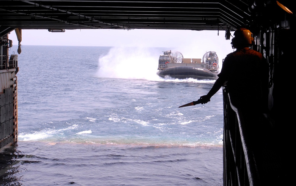 USS Whidbey Island action