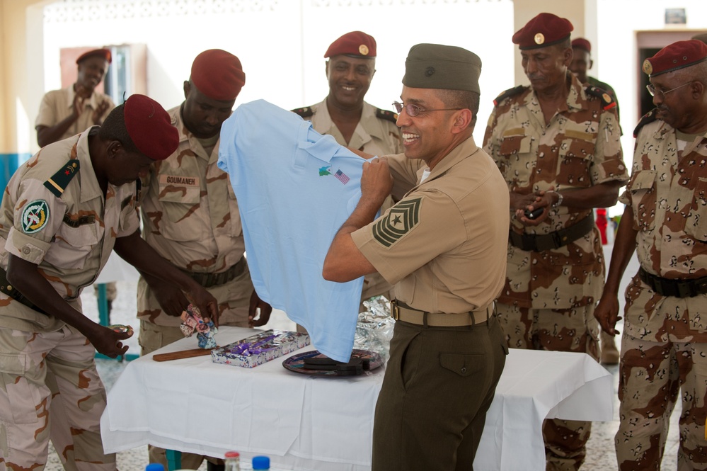 CJTF-HOA senior enlisted leader's farewell