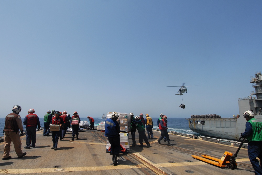 USS Gettysburg action