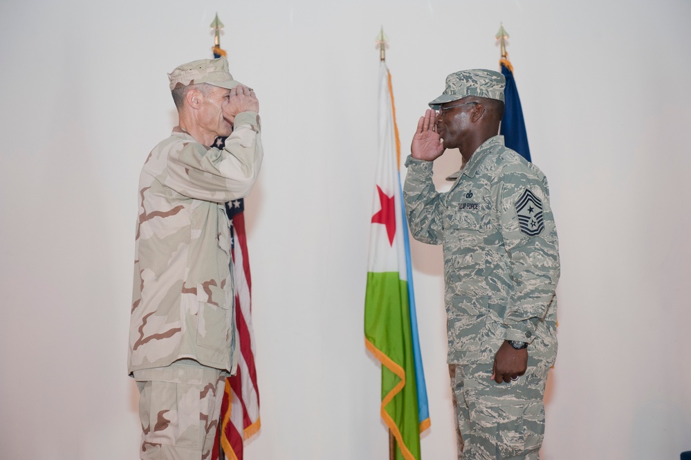 CJTF-HOA welcomes new senior enlisted leader