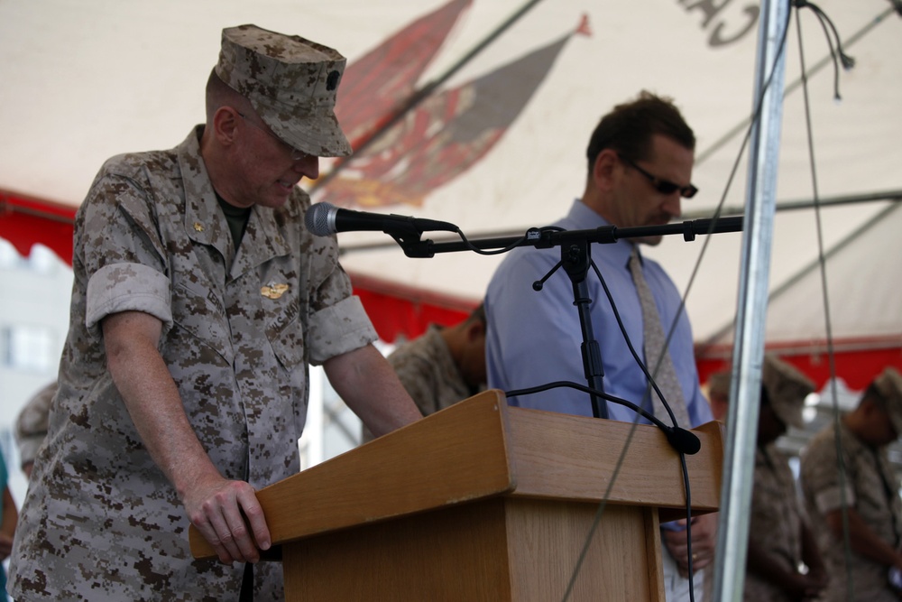 3D Maintenance Battalion change of command ceremony