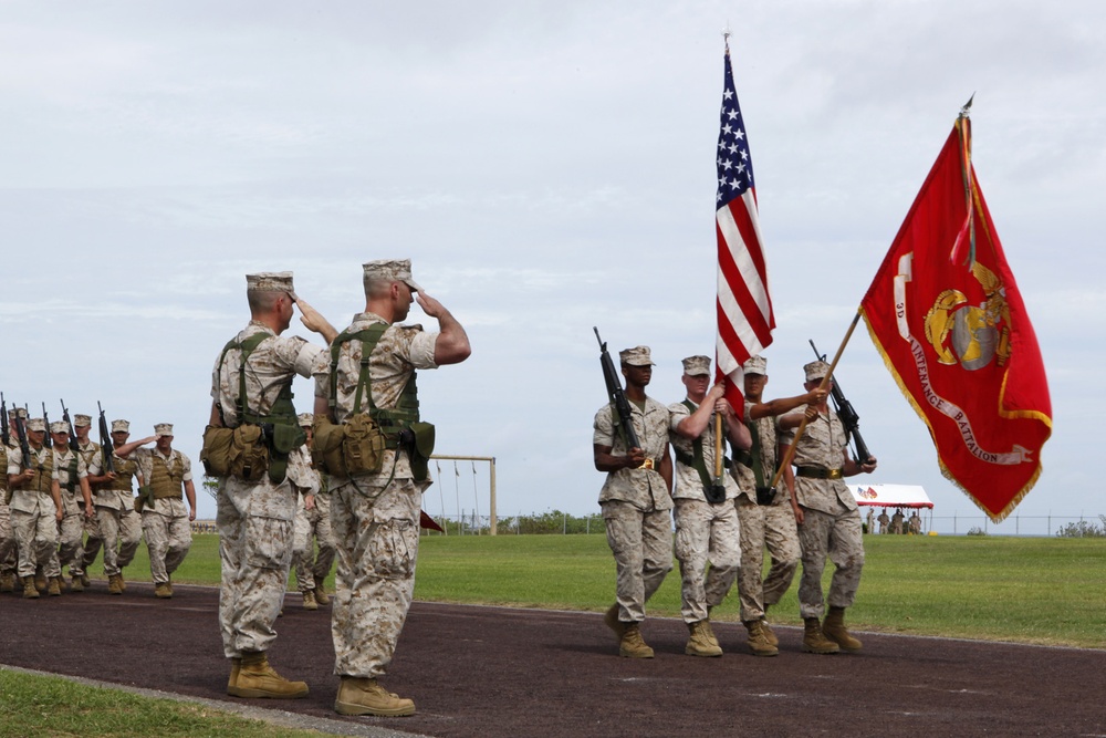 3D Maintenance Battalion change of command ceremony