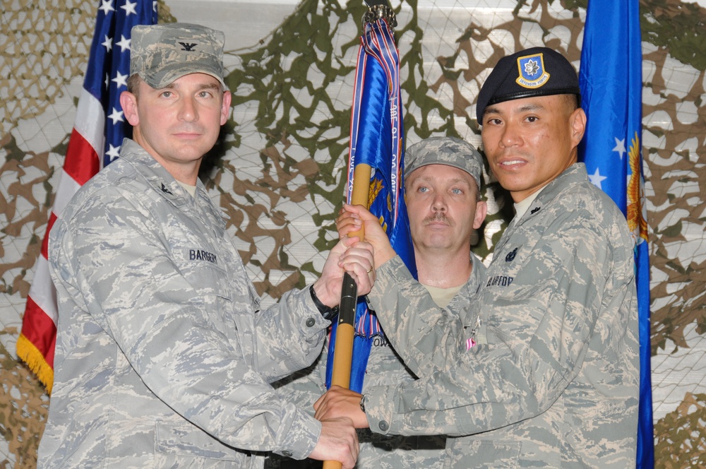 42nd Security Forces Squadron change of command ceremony