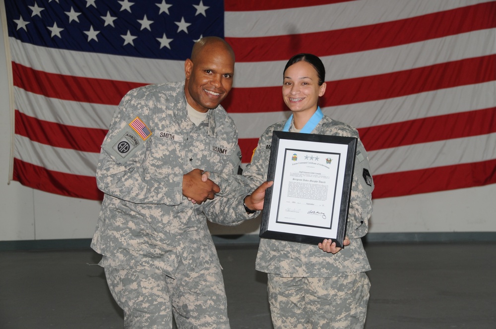 Los Angeles sergeant inducted into elite Army club