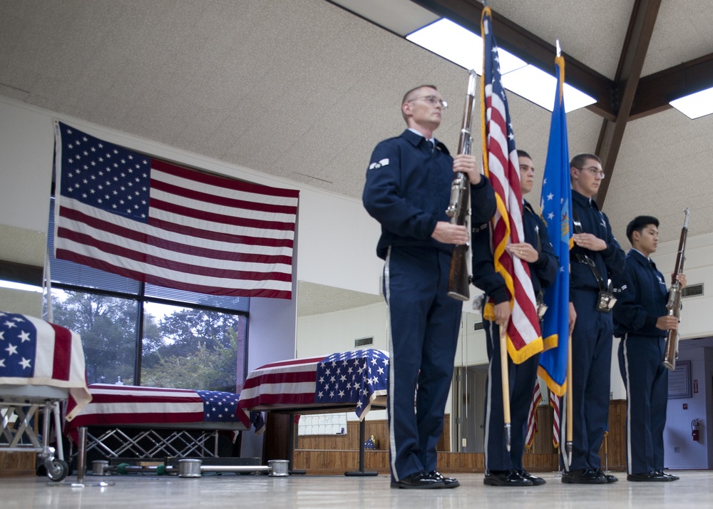 Honor Guard members perfect precision