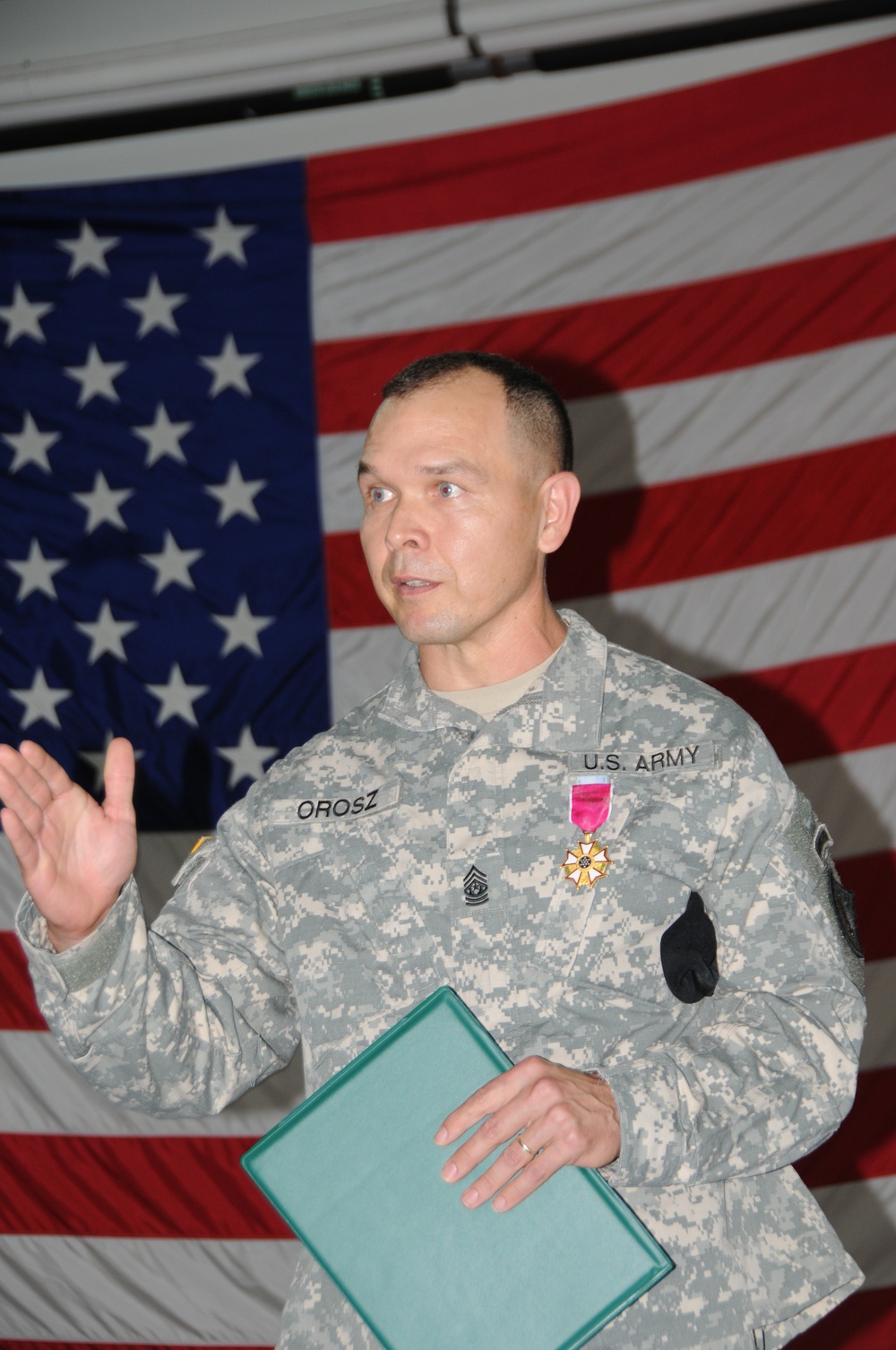 Command sergeant major says farewell to unit
