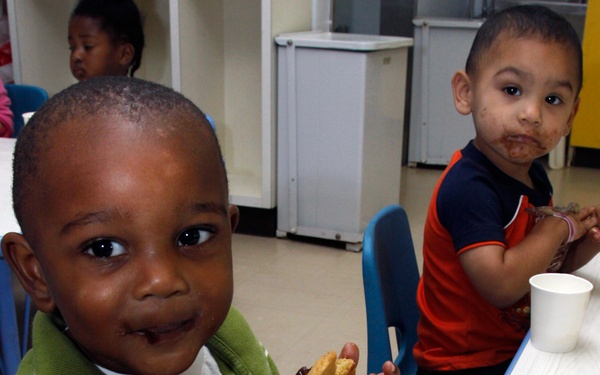 Station children have fun during Day for Kids