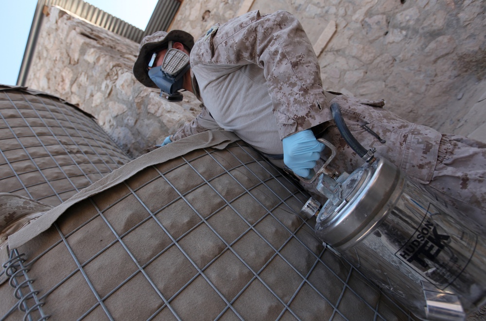 PMU sailors exterminate pest problem at Zeebrugge