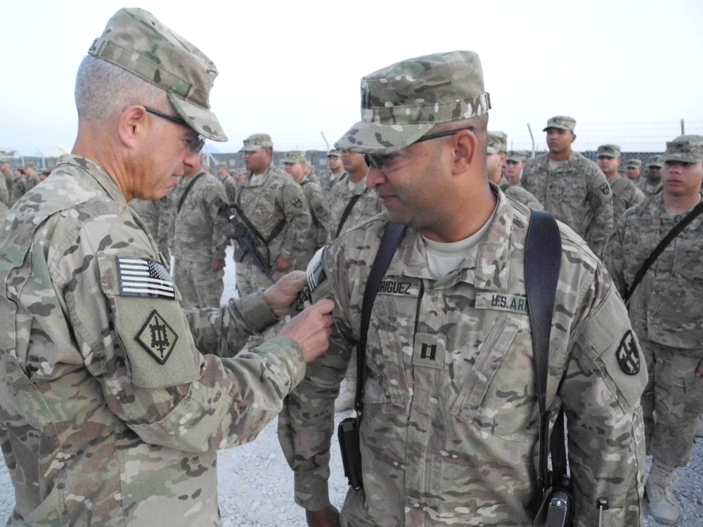 Task Force Roughneck earns Task Force Sword deployment patch