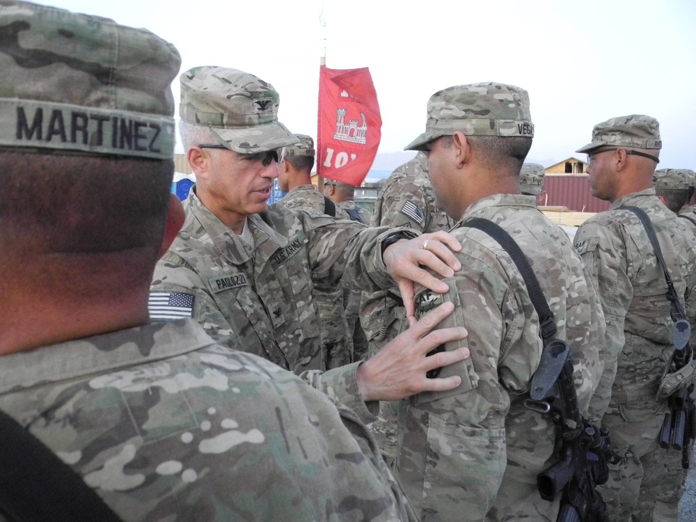 Task Force Roughneck earns Task Force Sword deployment patch