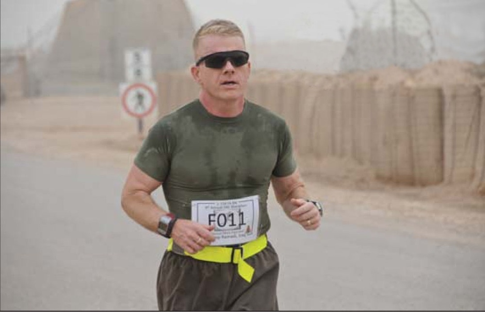 Virginia Marine preps for Marine Corps Marathon in Helmand