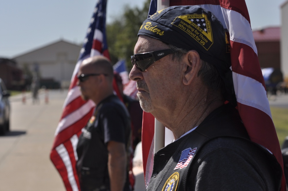 American Veterans Motorcycle Club pay tribute to fellow soldier