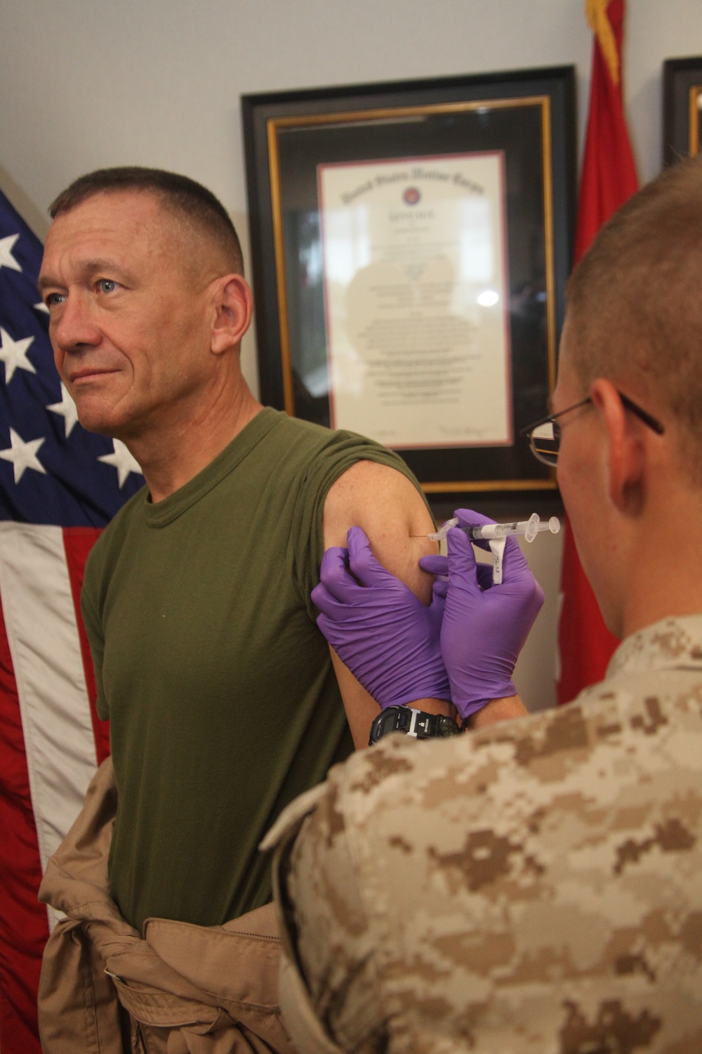 Stay deployment ready: A reminder to Marines to receive immunizations