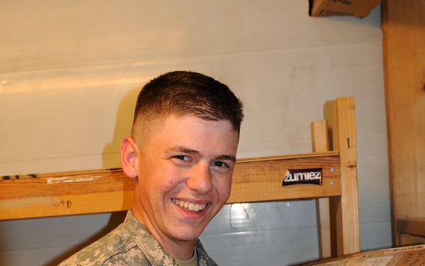 Infantry’s middle mail man