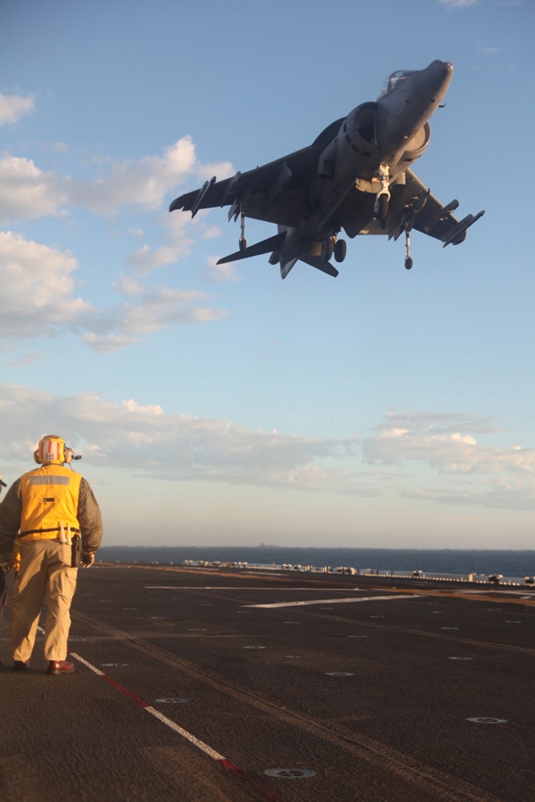 Harriers participate in Dawn Blitz