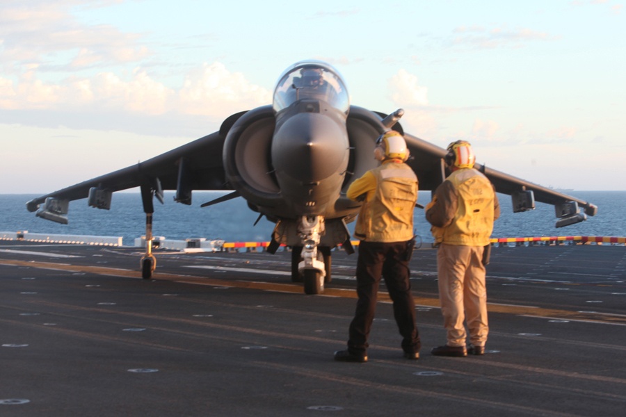 Harriers participate in Dawn Blitz