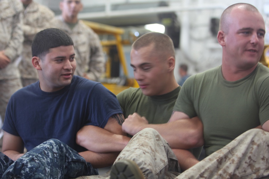 Marines settle into Navy’s territory