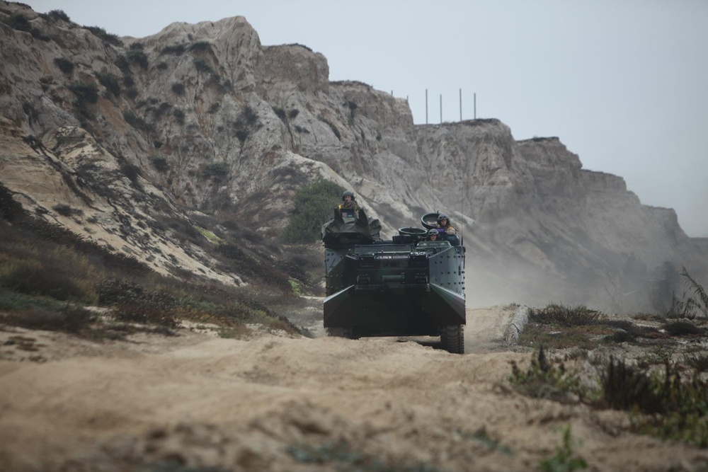 Marines storm beach during Dawn Blitz