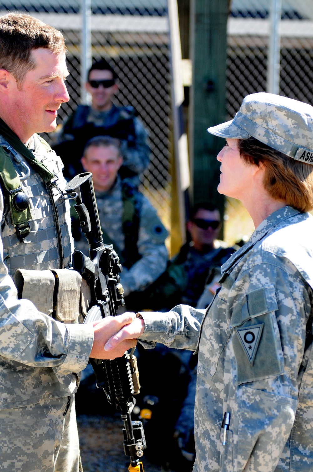 Ohio's ATAG visits deploying soldiers