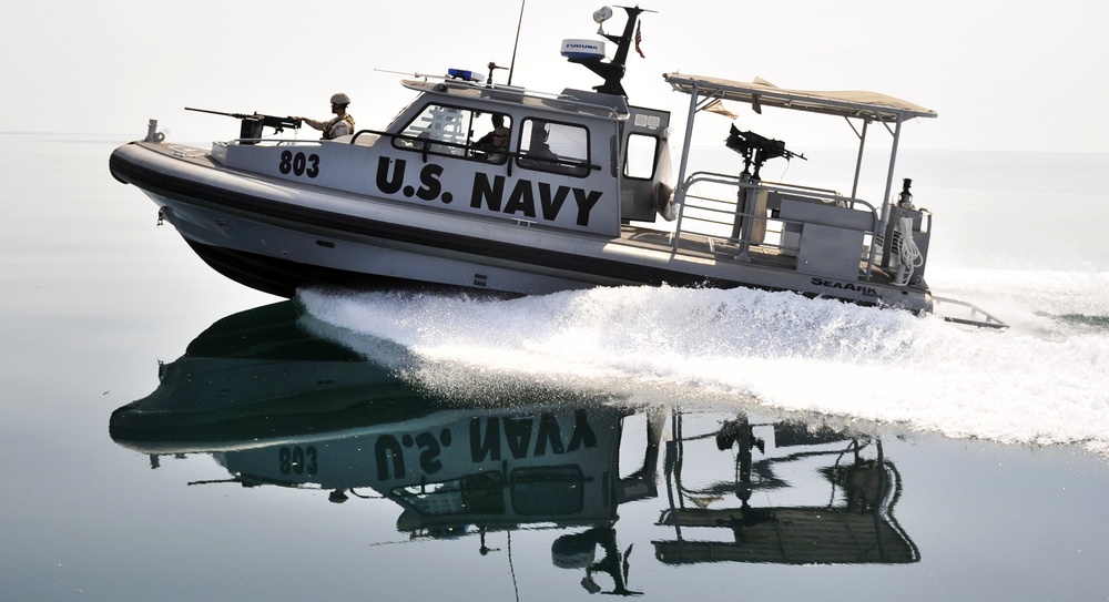 Escorting the USS Carney safely