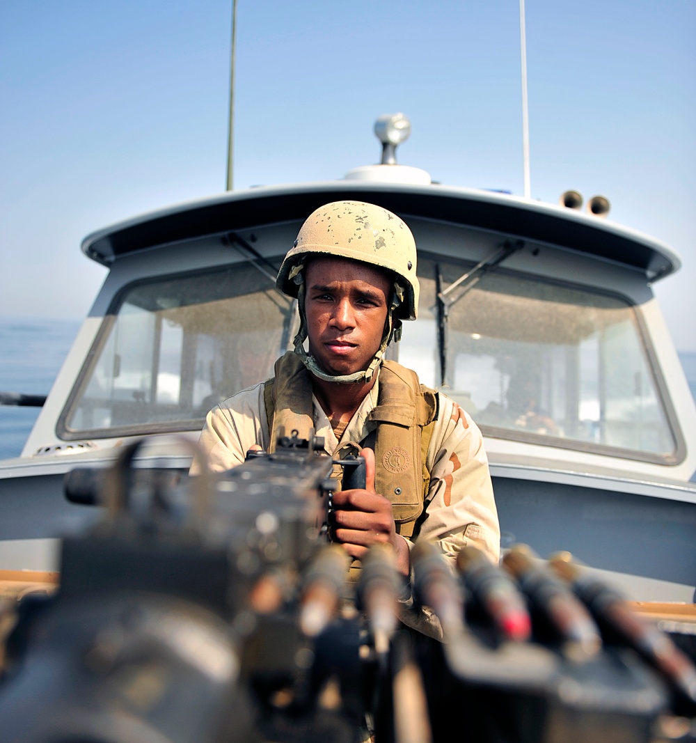 Escorting the USS Carney safely