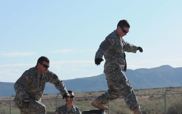 Over the obstacle