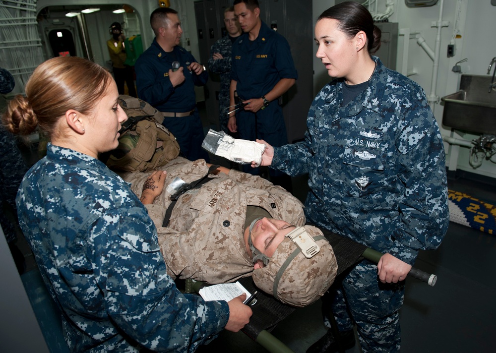 USS Makin Island action