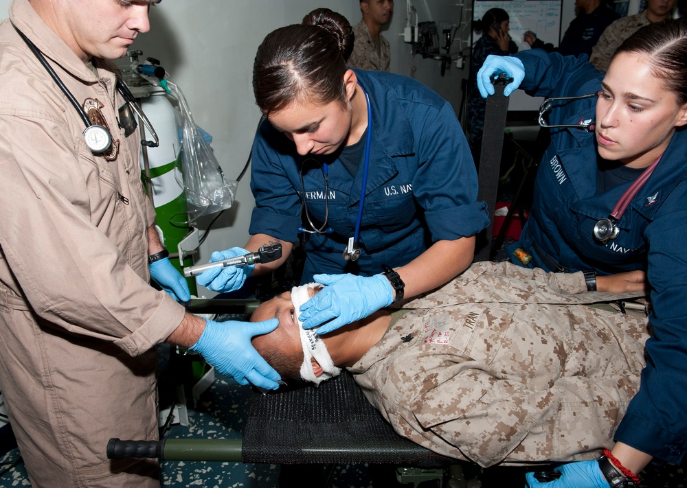 USS Makin Island action