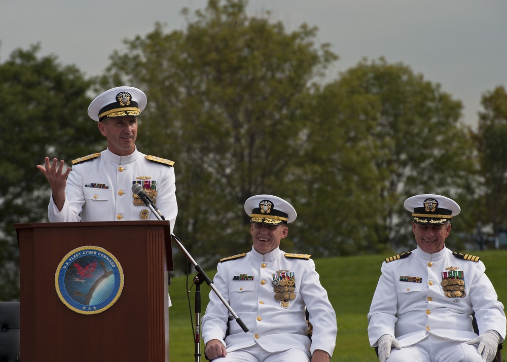 U.S. Fleet Cyber Command/U.S. 10th Fleet change of command ceremony