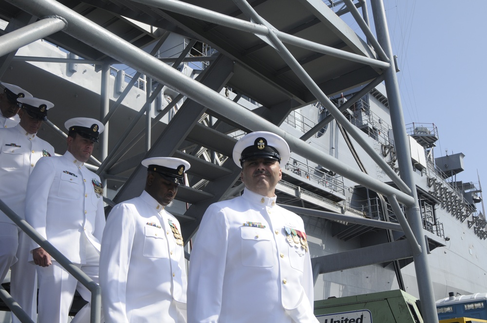 USS Cleveland decommissioning ceremony