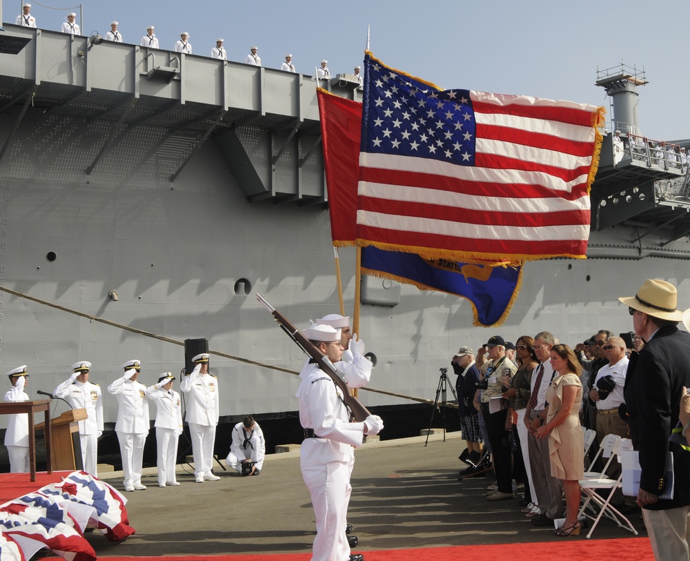 USS Cleveland decommissioning ceremony