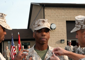 New York City native and Marine OIF veteran is promoted to gunnery sergeant